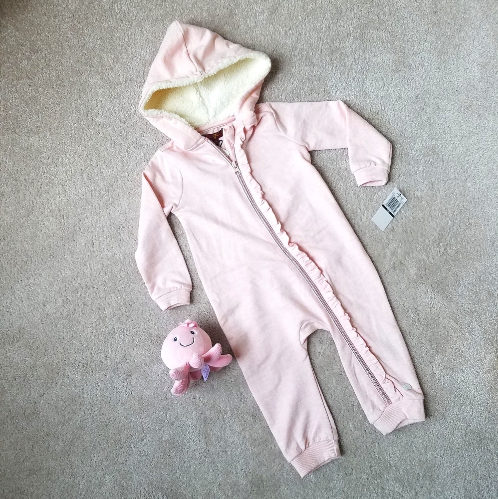 NWT 7 for All Mankind Hooded Jumpsuit